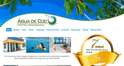Desktop Screenshot of aguadecocohotelpousada.com.br